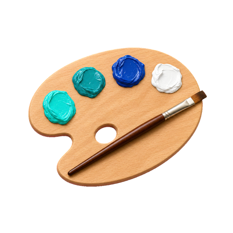 Paleta de colores 3D para personalizar tu espacio